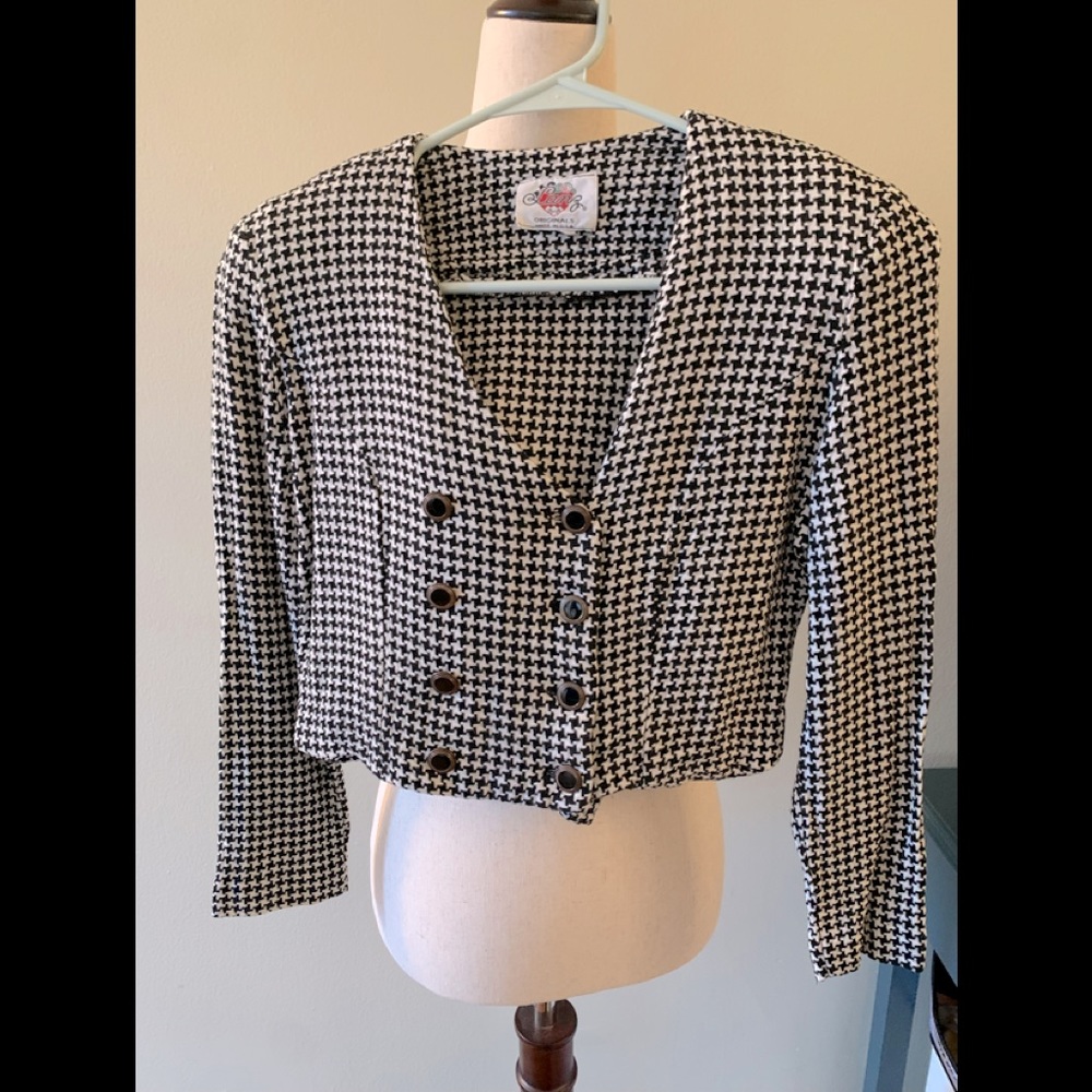 Vintage Cropped Blazer